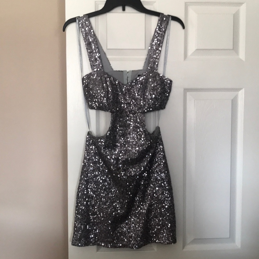 Sequence cut out Hot Miami Styles dress